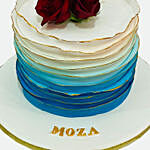 Blue Omber Cake