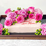 Loaded Flowery Chocolate Cake