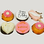 Happy Birthday Orange Cupcakes and Cakesicles