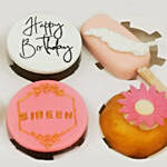 Happy Birthday Vanilla Cupcakes and Cakesicles