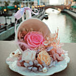 Eternal Pink Flower Sitting Tea Cup