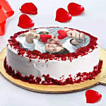 Eggless Love Photo Cake