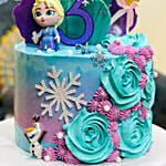 Birthday Frozen Vanilla Cake