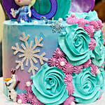 Birthday Frozen Vanilla Cake