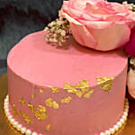 Delicated Rose Chocolate Cake