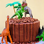 Dinosaur Chocolate Cake