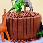 Dinosaur Chocolate Cake