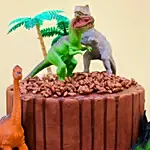 Dinosaur Chocolate Cake