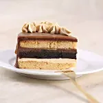 Eggless Chocolate Caramel Cake