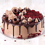 Eggless Chocolaty Red Velvet Cake