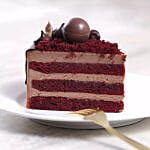 Eggless Chocolaty Red Velvet Cake