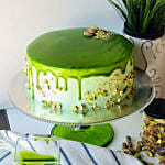 Eggless Pistachio Cake