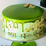 Eggless Pistachio Cake