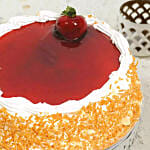 Eggless Strawberry Cake