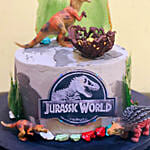 Jurassic World Vanilla Cake