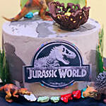Jurassic World Vanilla Cake