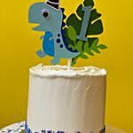 Little Dino Vanilla Cake