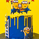 Minion Red Velvet Cake