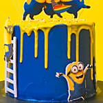 Minion Vanilla Cake