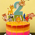 Rainbow Cake For Kids Chocolate