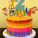 Rainbow Cake For Kids Vanilla