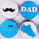 Best Daddy Ever Vanilla Cupcakes