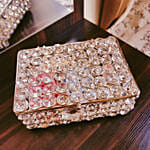 Diamond Jewelry Box With Eternal Flowers