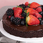 Vegan Berry Chocolate Cake