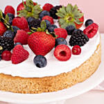Vegan Berry Vanilla Cake