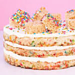 White Velvet Party Cake