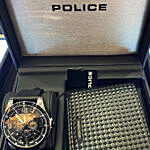 Set Of Police Wallet & Watch