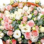 Basket Of Mesmerizing Flowers- Deluxe