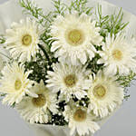 Beautiful White Gerbera Bouquet