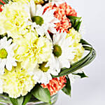 Blissful Mixed Flowers Bowl Arrangement