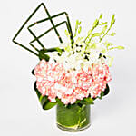 Exquisite Mixed Flowers Vase Arrangement