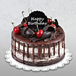 Happy Birthday Delicate Black Forest Cake Half Kg