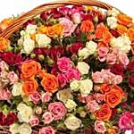 Magical Roses Basket- Premium