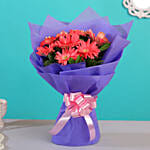 Passionate Pink Gerberas Bouquet