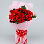 Ravishing Red Gerberas Bouquet