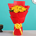 Sunshine Yellow Gerberas Bouquet