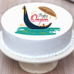 Happy Onam Photo Cake