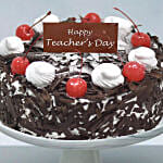 Appetizing Black Forest Cake For Teachers Day 1 Kg