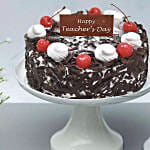 Appetizing Black Forest Cake For Teachers Day Half Kg