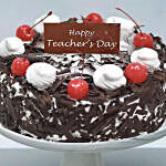 Appetizing Black Forest Cake For Teachers Day Half Kg