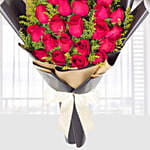 Enigmatic Red Roses Bouquet