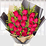 Enigmatic Red Roses Bouquet