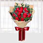 Romantic Red Roses Bouquet