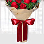 Romantic Red Roses Bouquet