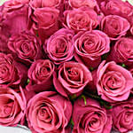 Majestic 50 Dark Pink Roses