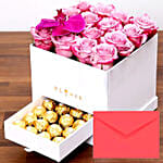 Hues Of Purple and Chocolates With Greeting Card